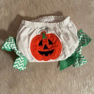 Mudpie Halloween/Pumpkin Diaper Cover - 0 to 6M